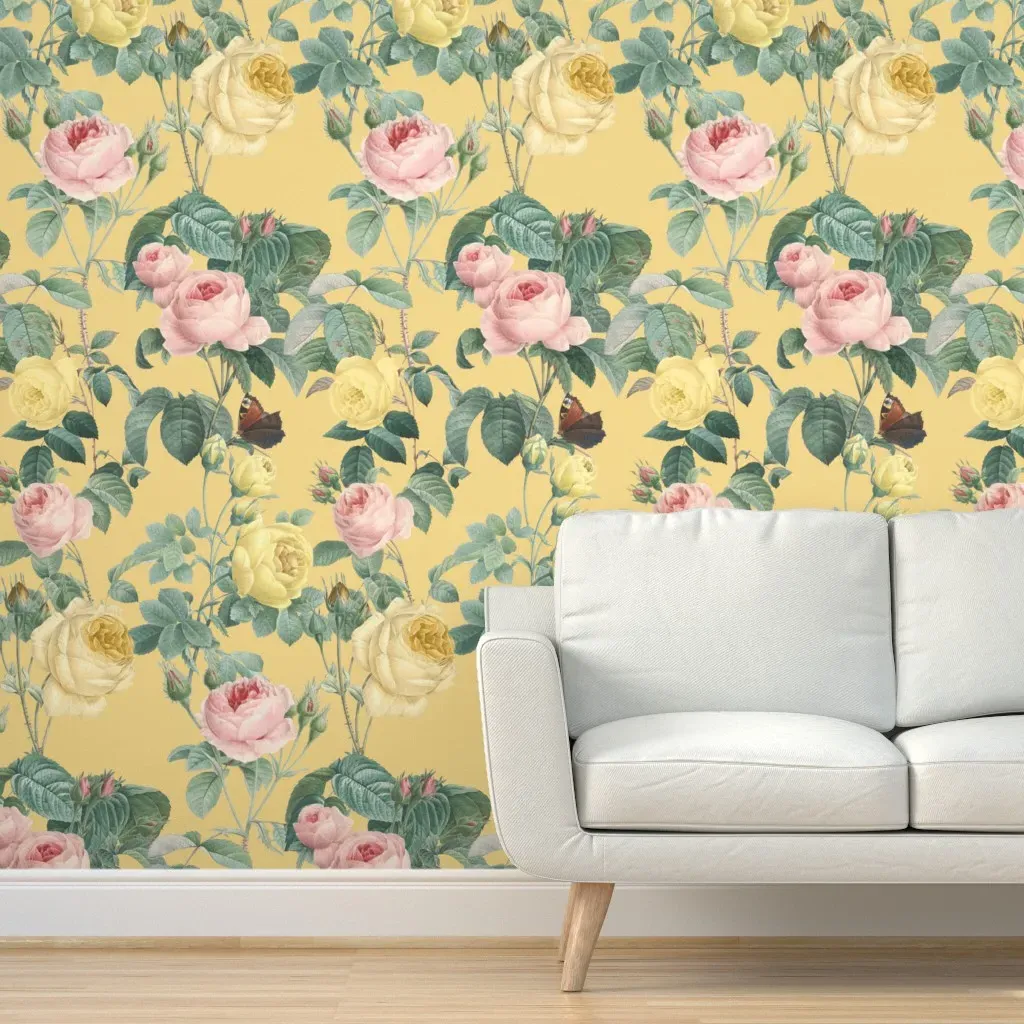 Belles Fleurs Jolie Rayure Adolphus Peel and Stick Wallpaper product