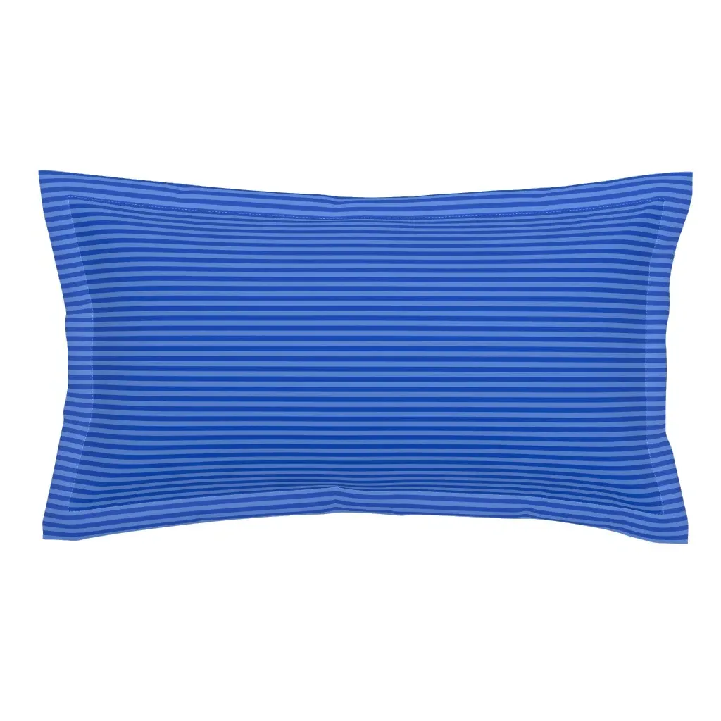 Bengal Stripe Horizontal King Pillow Sham - Royal Blue product