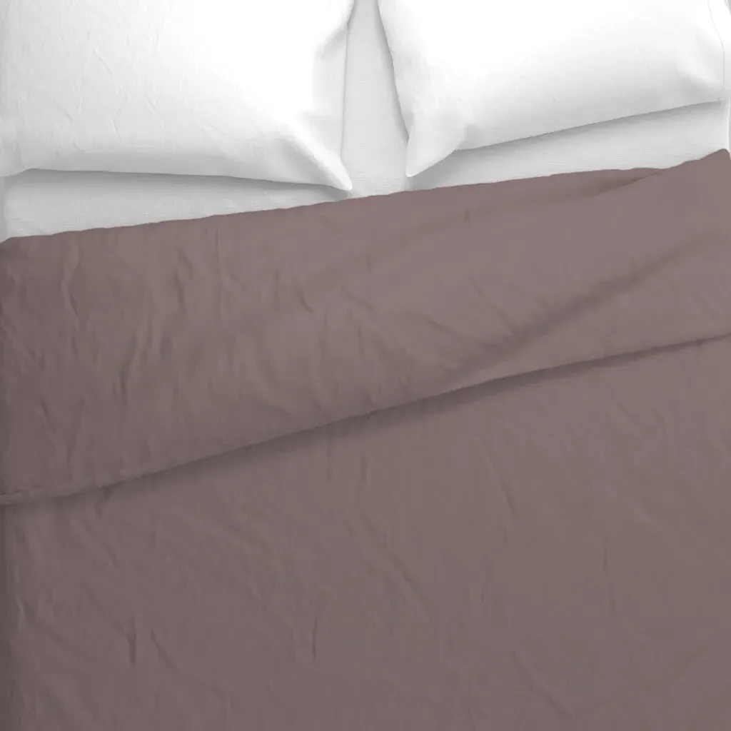 Benjamin Moore Solid Plain Duvet Cover - Dusty Rose alternate view