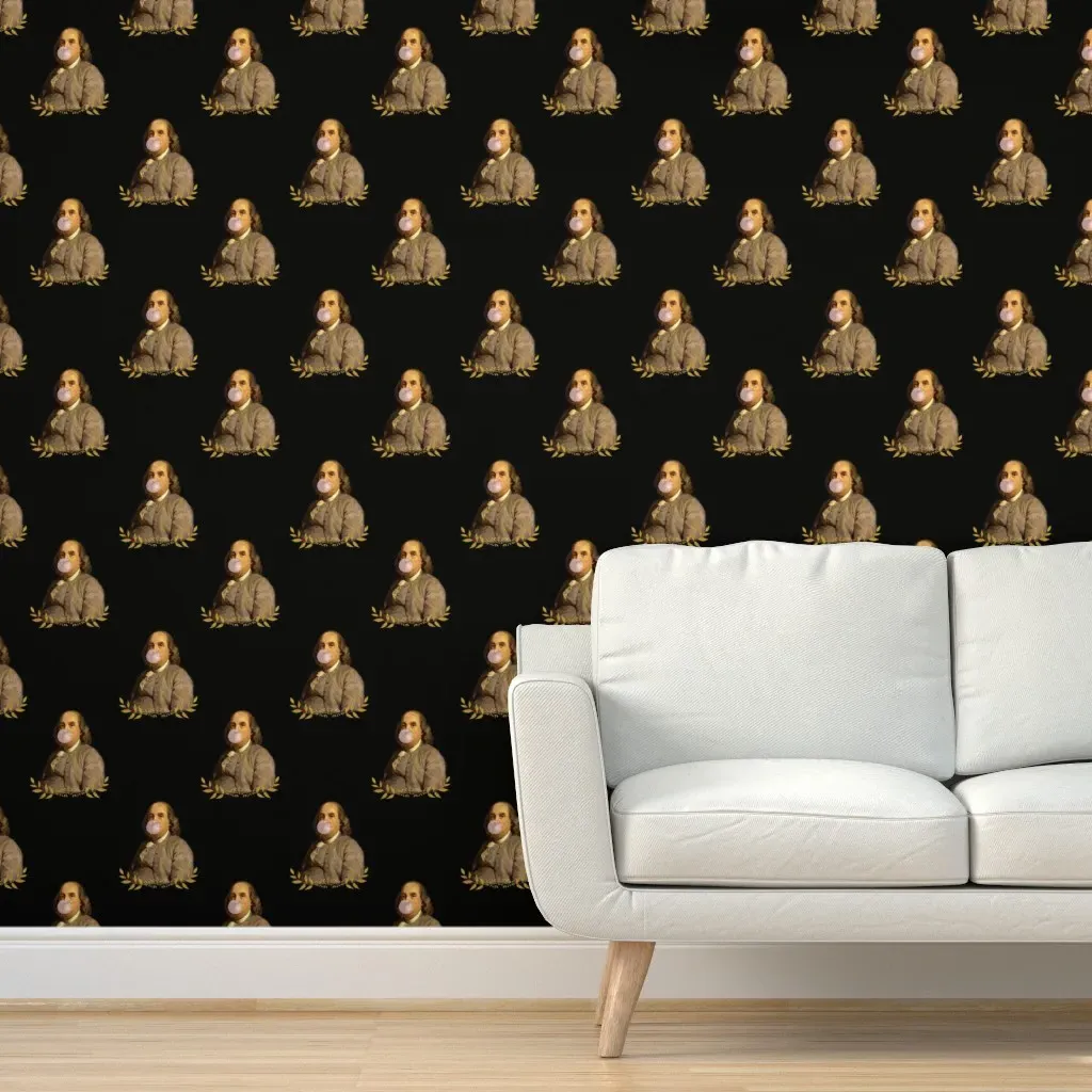 Benji More Space Peel and Stick Wallpaper with Glitter - Beige, Taupe product