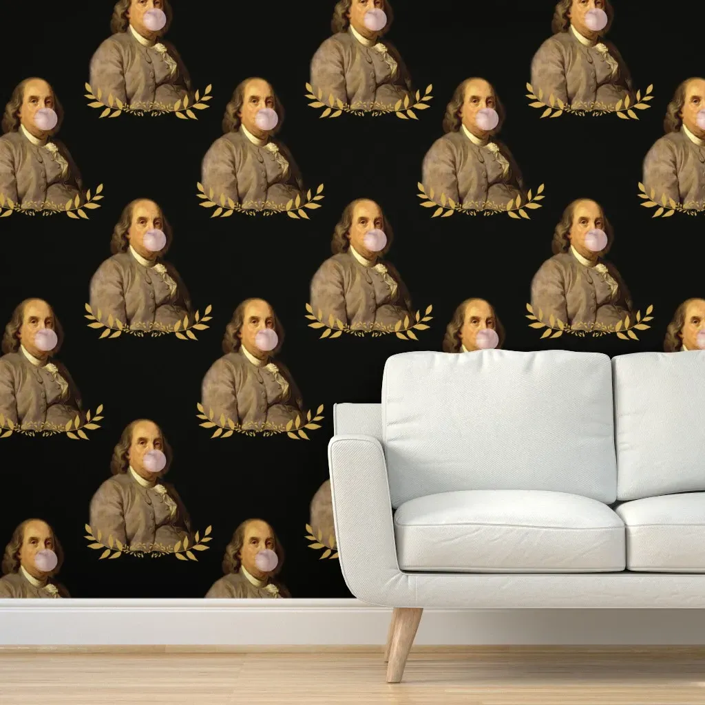 Benji Peel and Stick Wallpaper Removable - Gray product