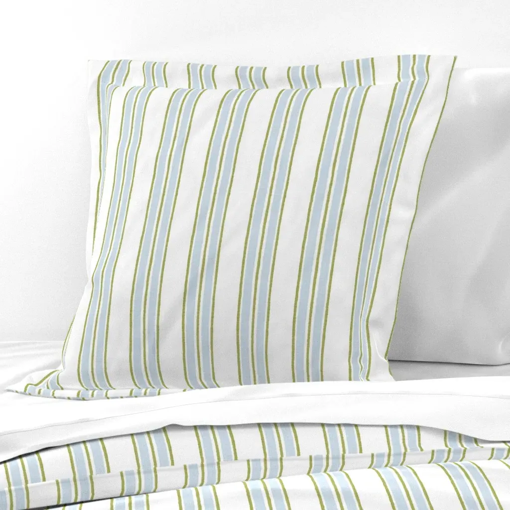 Bentley Anderson Stripe Euro Pillow Sham - Light Blue product