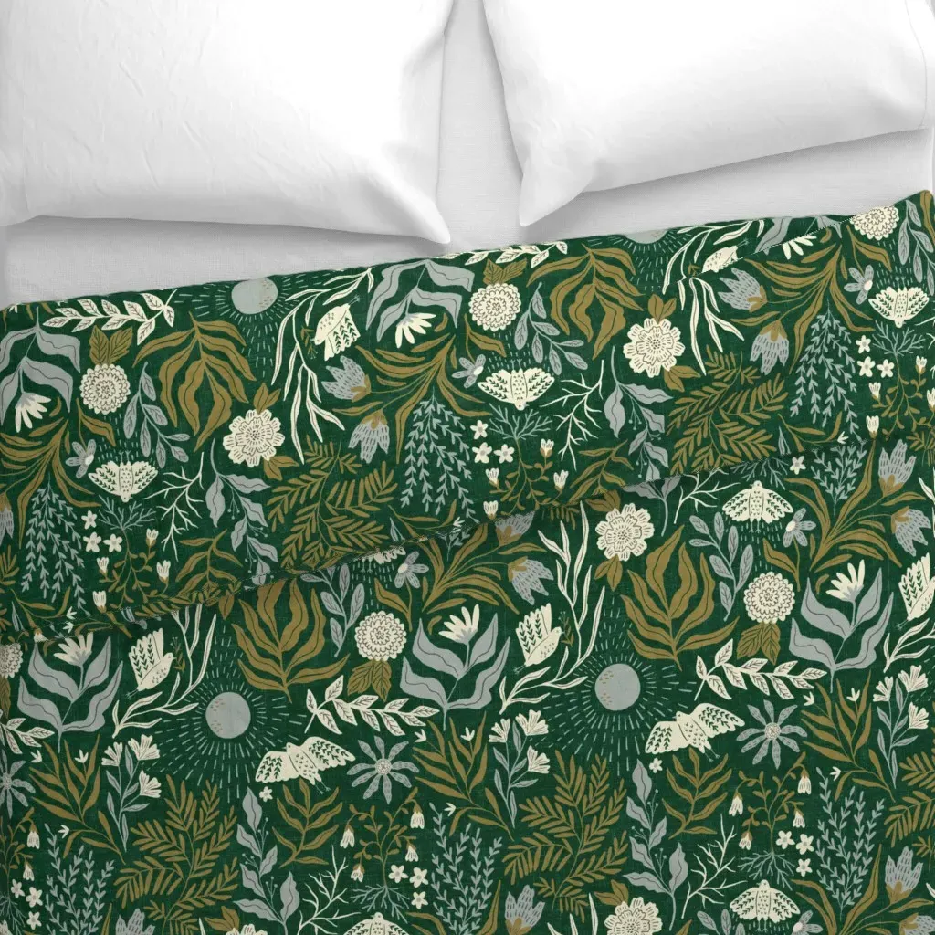 Bettine Forest Large Duvet Cover - Green alternate view
