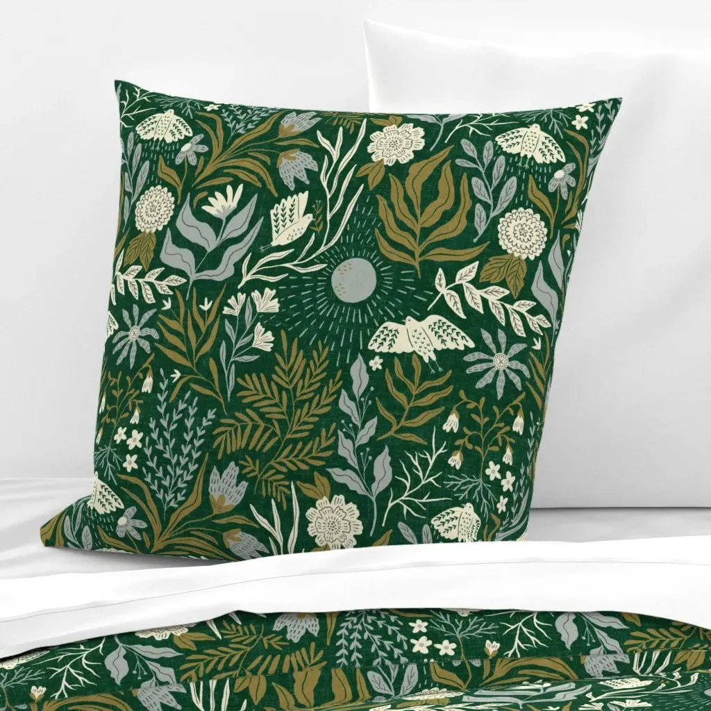 Bettine Forest Large Euro Pillow Sham - Green product