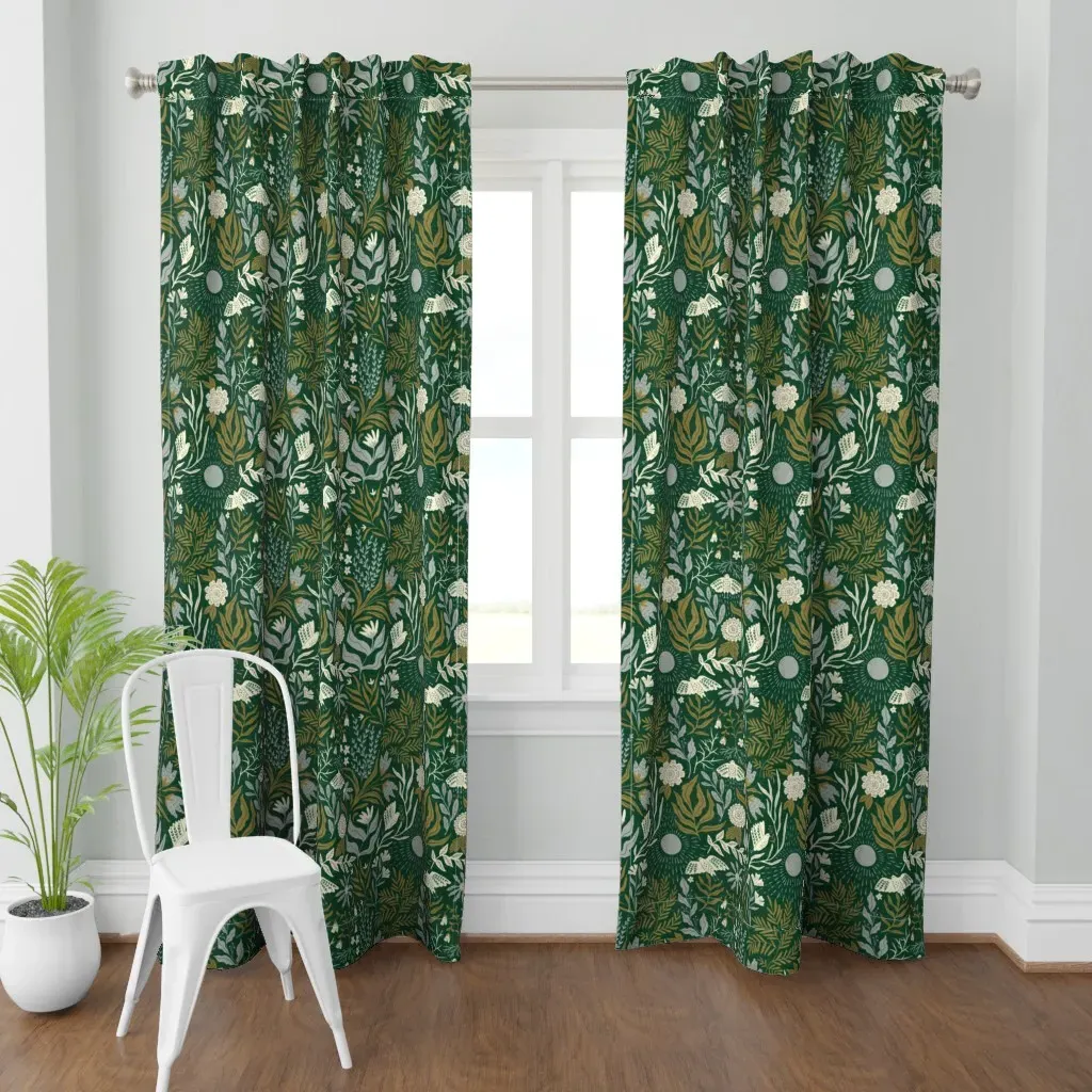 Bettine Large Forest Curtain Panel - Green product