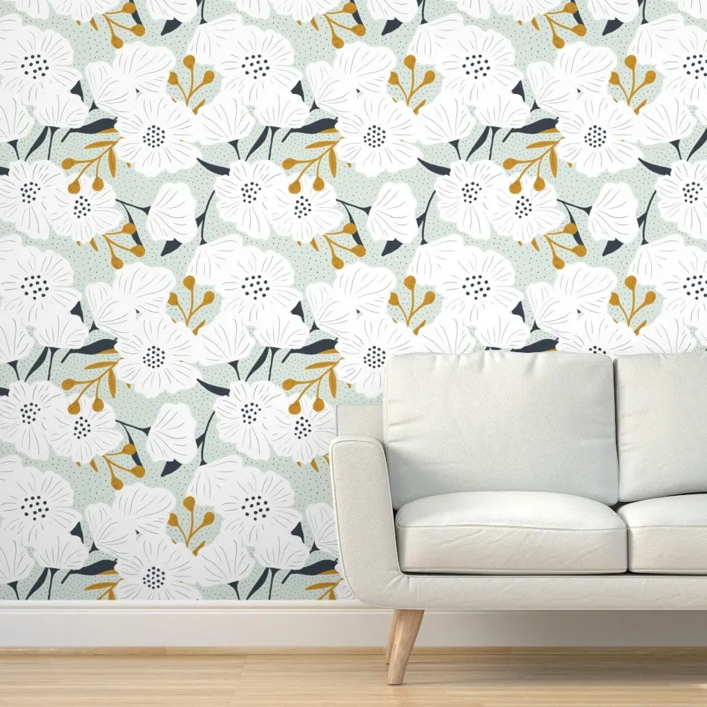 Beulah Peel and Stick Wallpaper - Pale Blue product