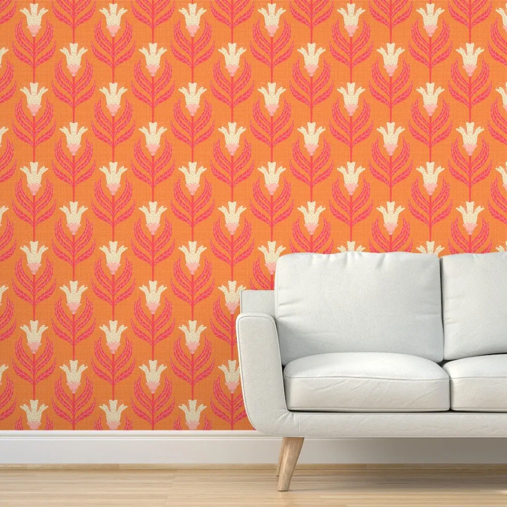 Bexley Peel and Stick Wallpaper - Orange product