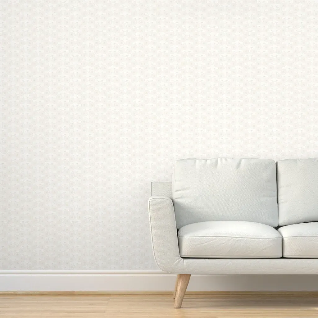 Bicycles Ditsy Ride Peel and Stick Wallpaper - White, Natural product