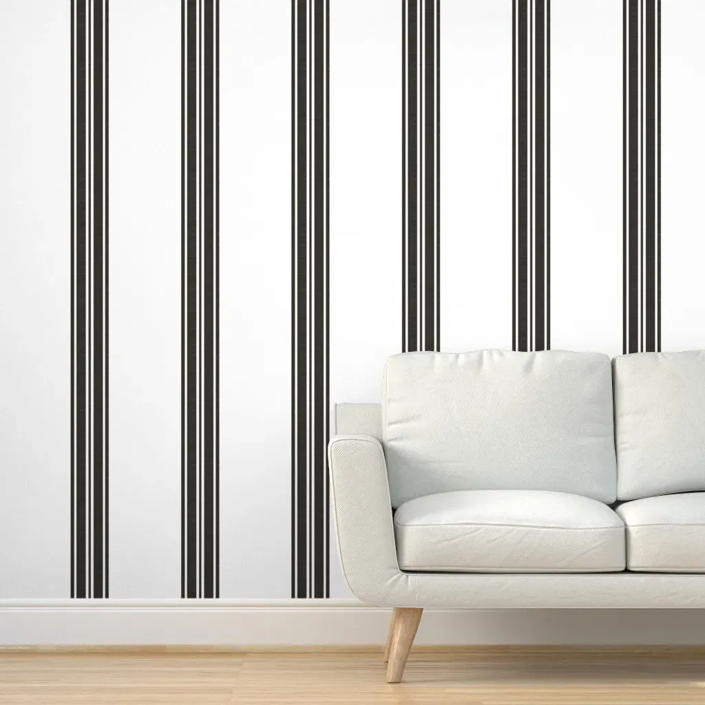 Big Ben Ticking Peel and Stick Wallpaper - Dark Gray product
