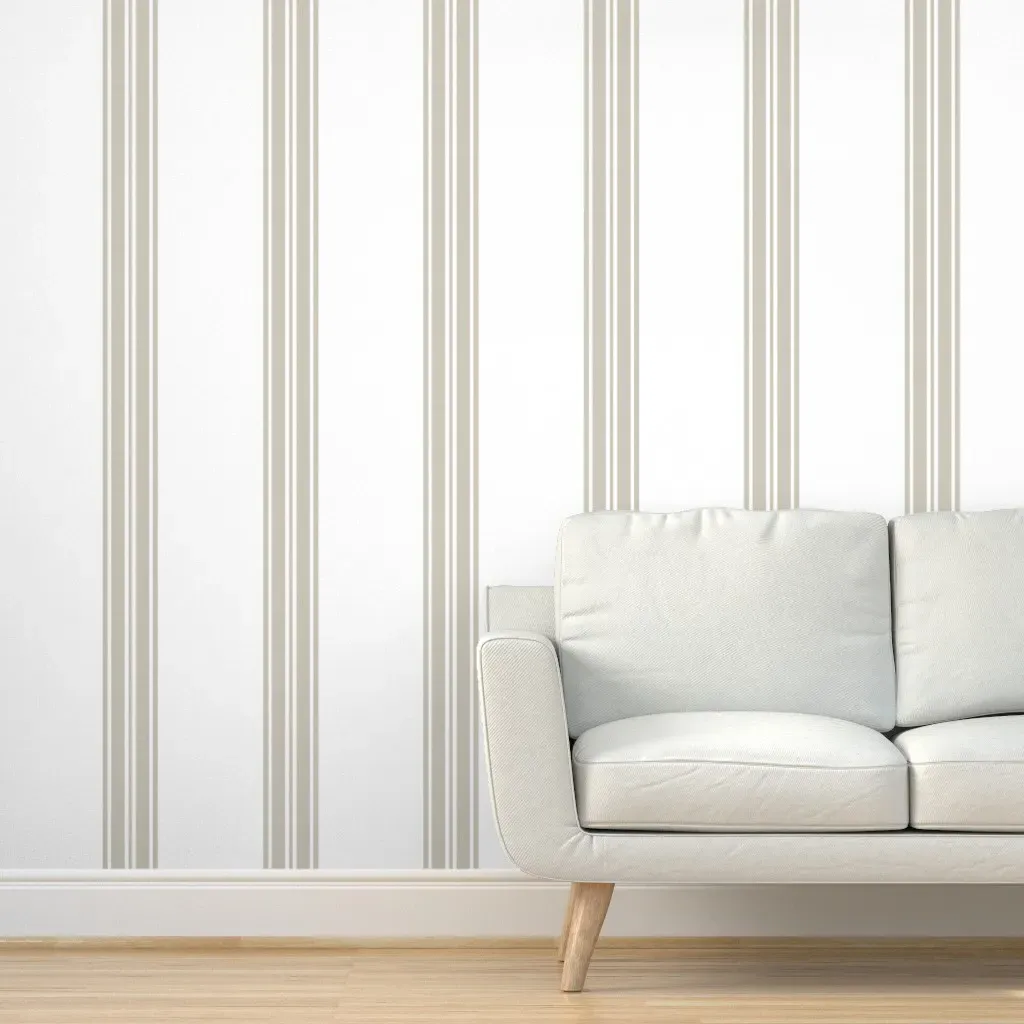 Big Ben Ticking Revere Pewter Peel and Stick Wallpaper - Beige product