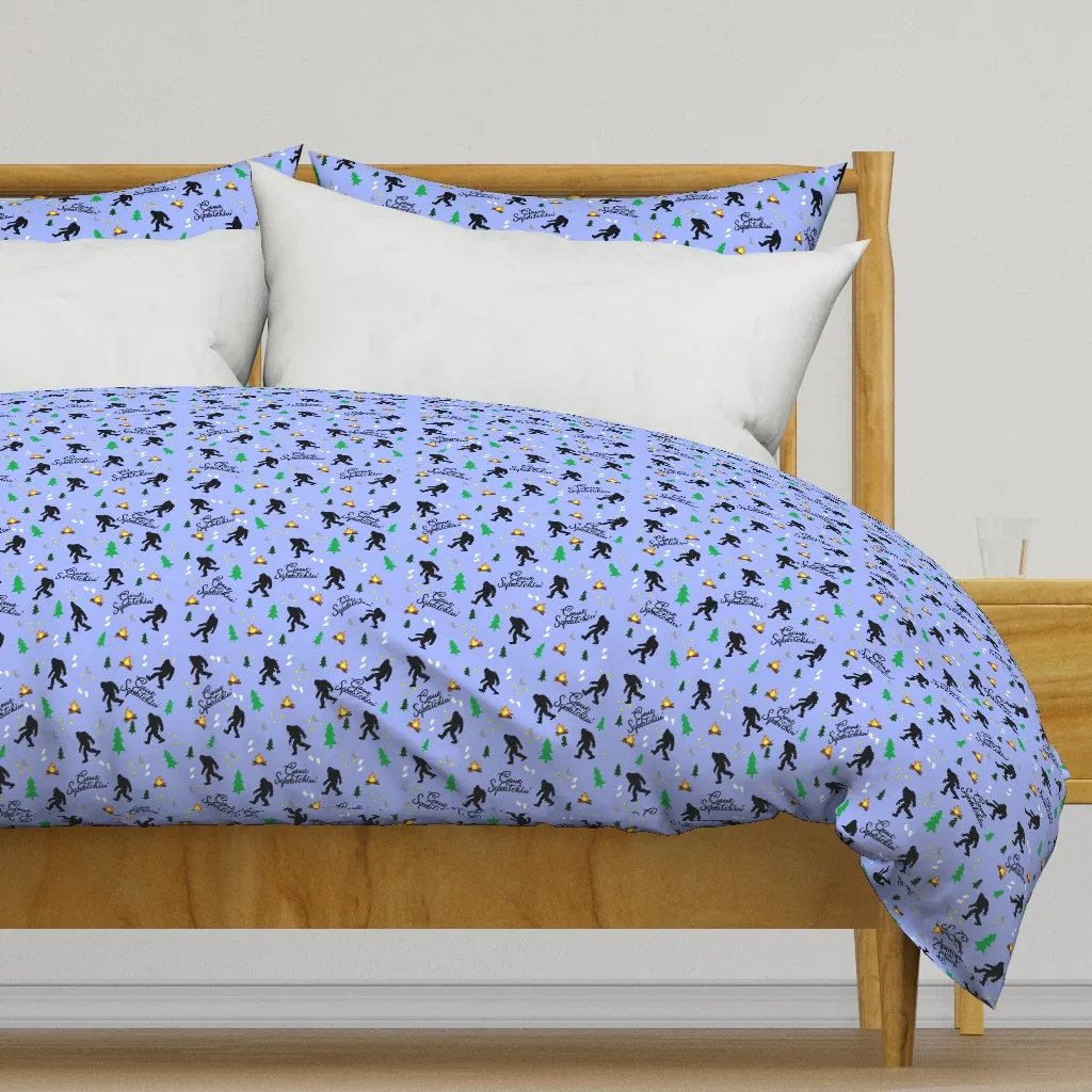 Bigfoot Gone Squatchin' Duvet Cover - Black product