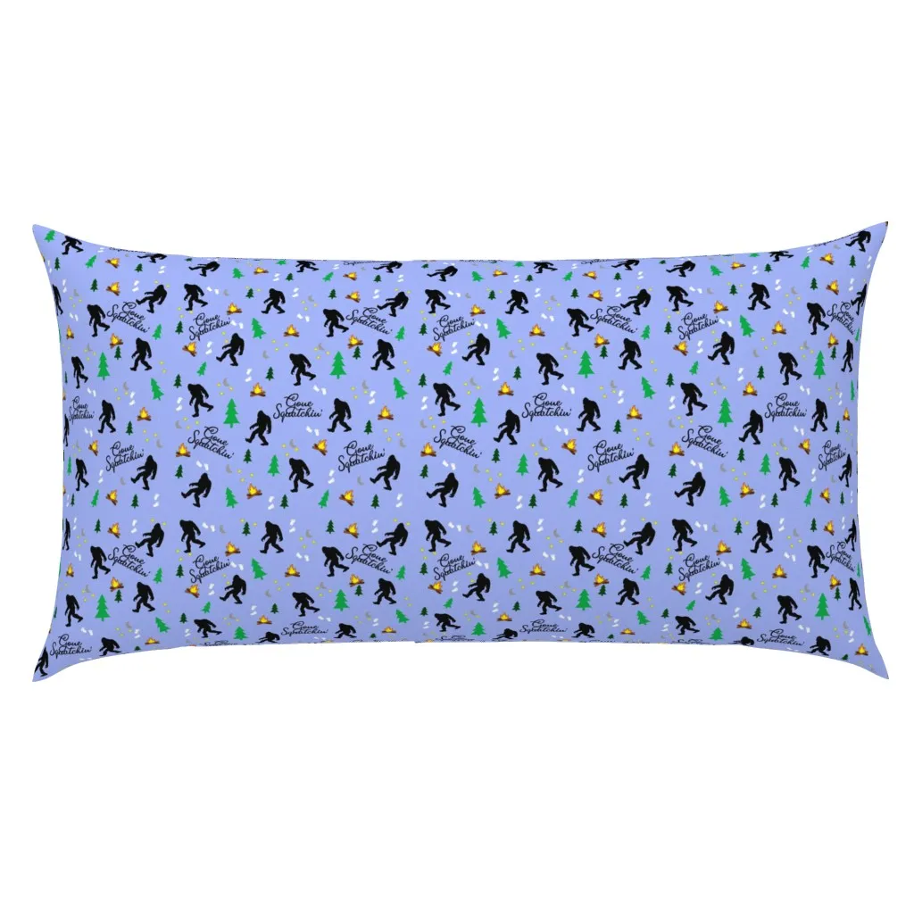Bigfoot Gone Squatchin' King Pillow Sham - Black product