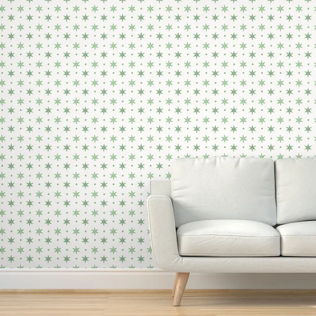 Birmingham Stella Boxwood Kate Peel and Stick Wallpaper - Sage Green product