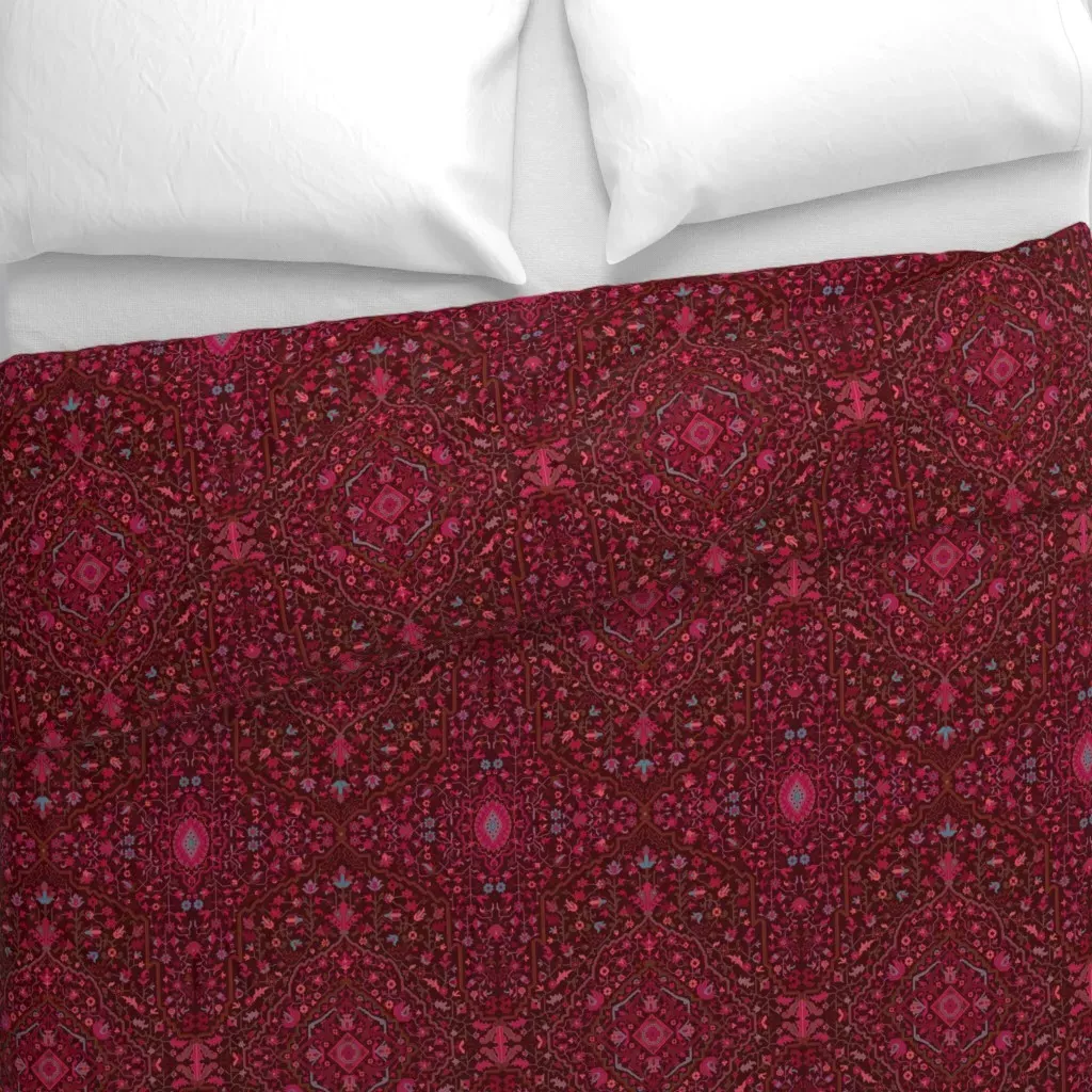 Bisāṭ 501D Duvet Cover - Crimson alternate view