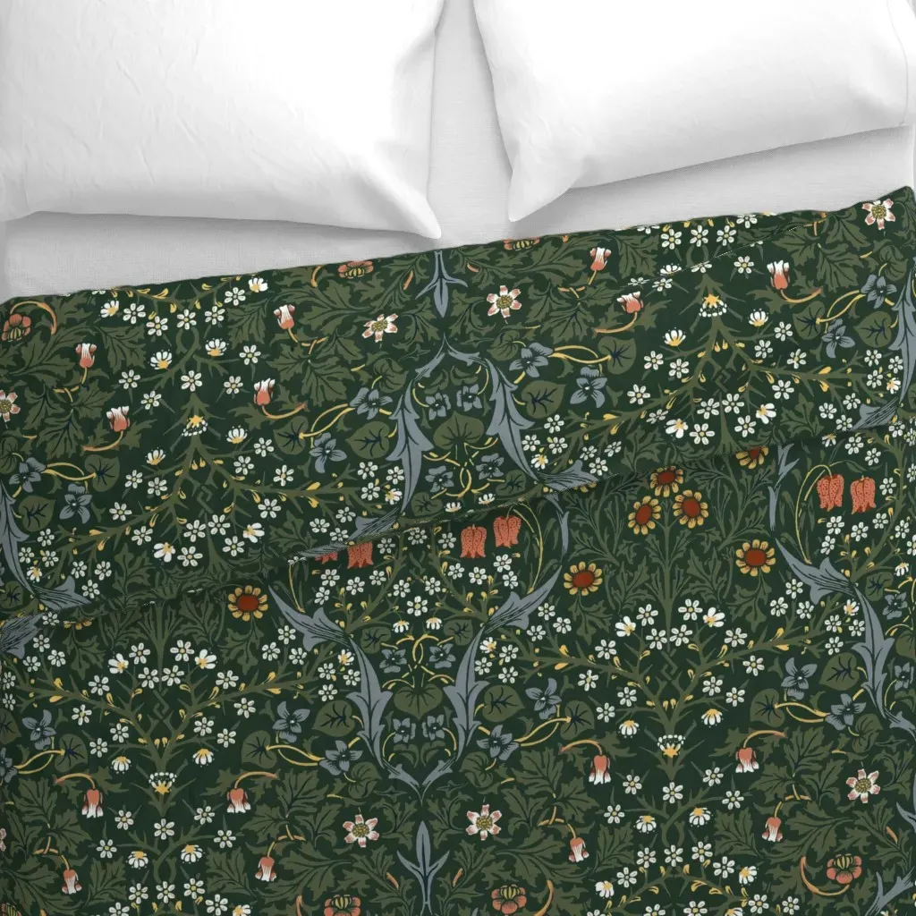 Blackthorn Duvet Cover - Green alternate view
