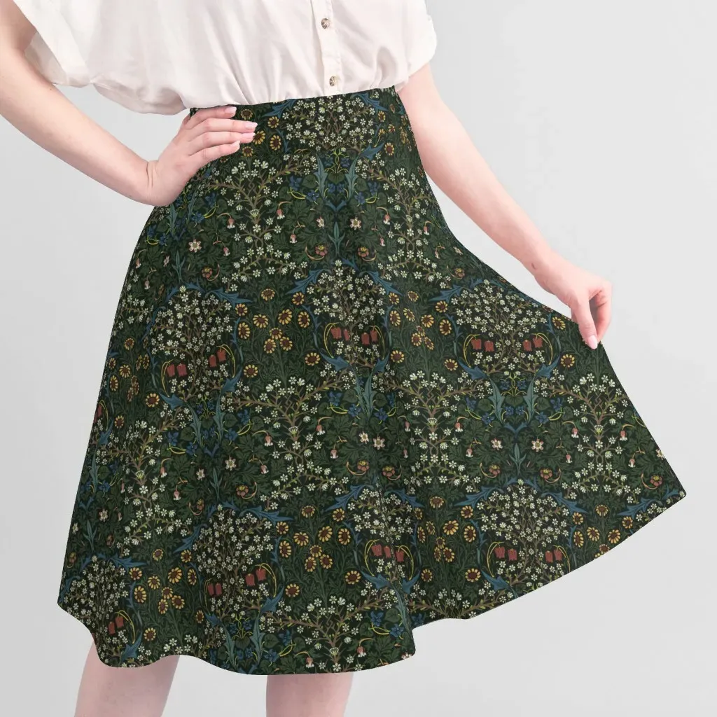 Blackthorn Vintage Arts & Crafts Pique Fabric - Dark Green alternate view
