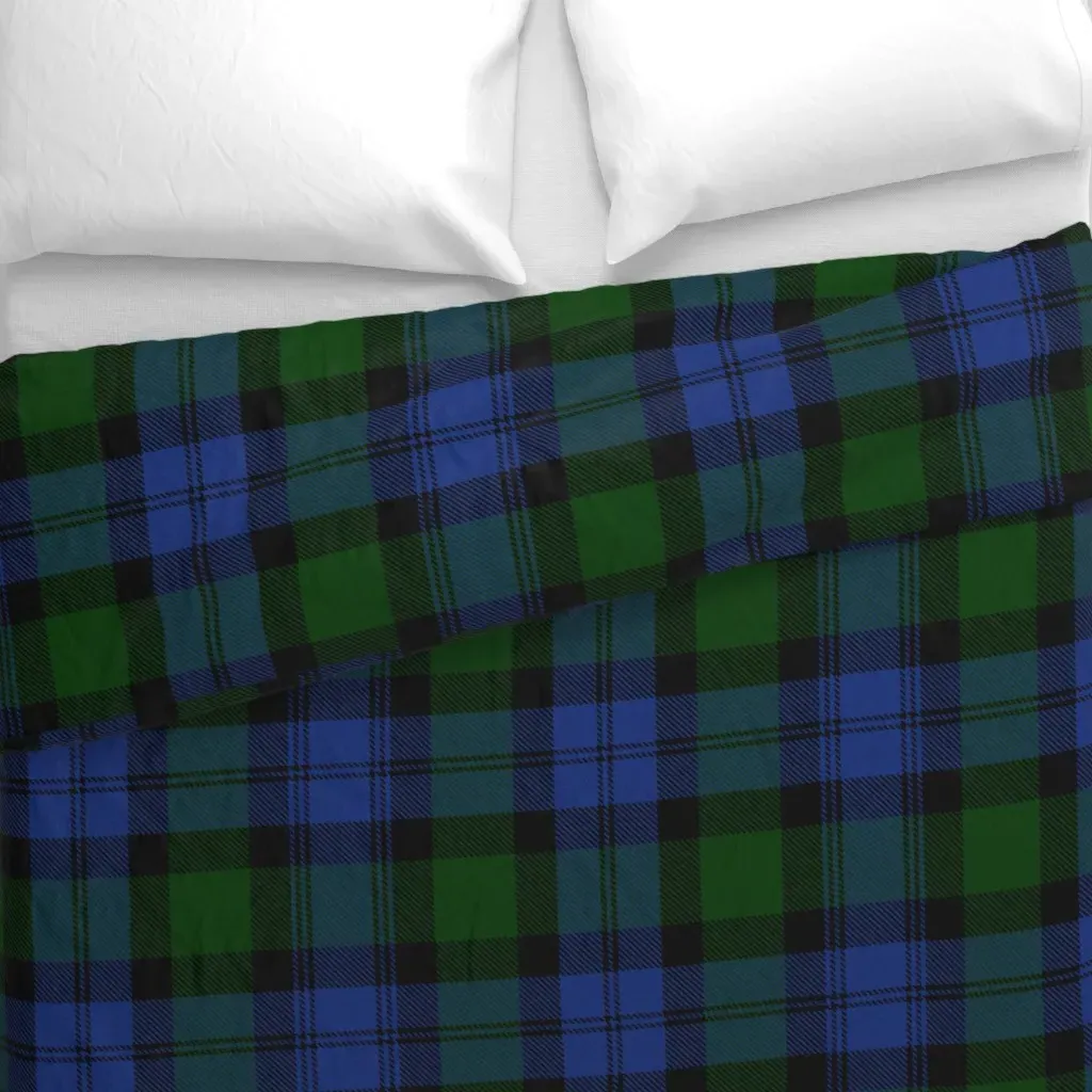 Blackwatch Tartan Jardin Duvet Cover - Dark Blue alternate view