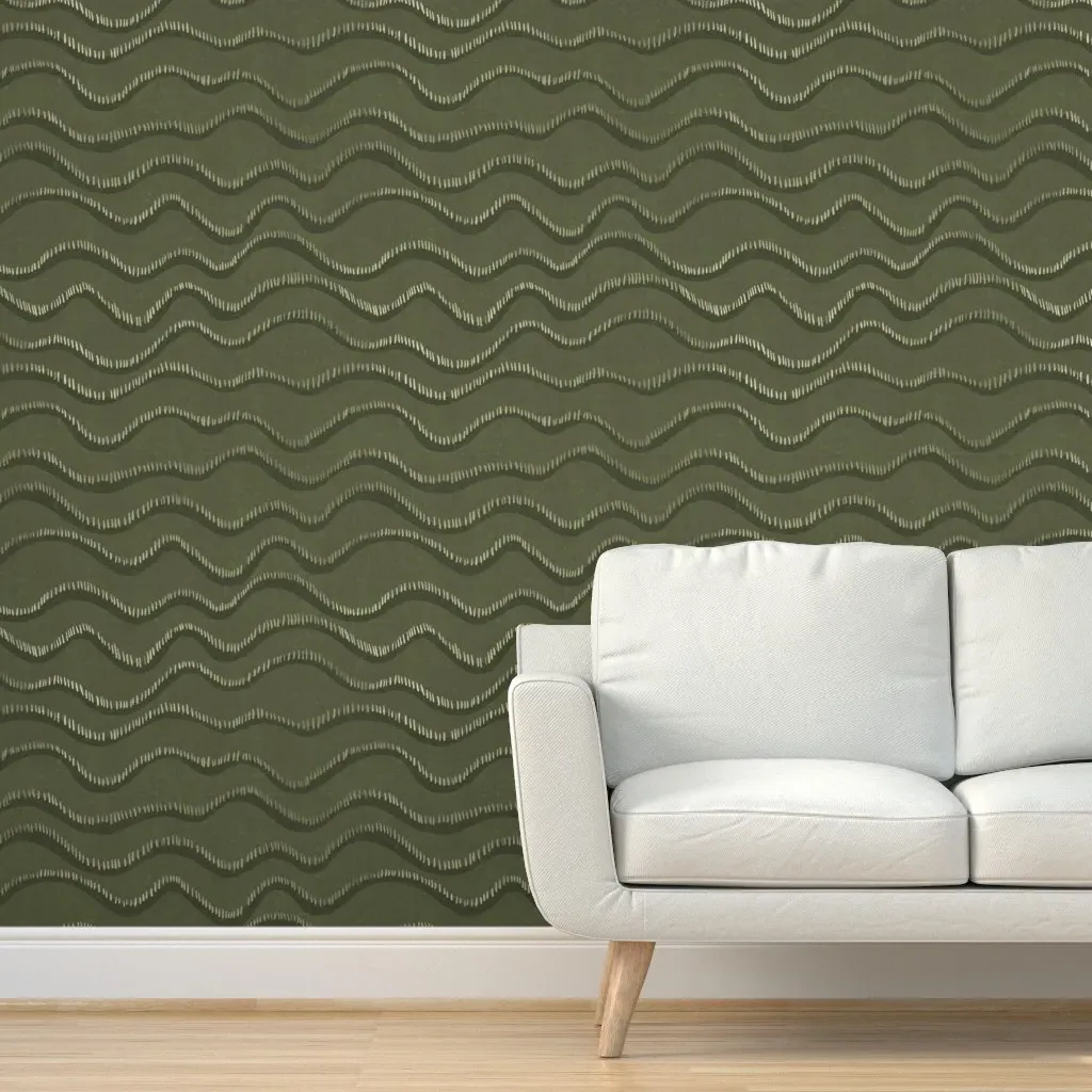 Blaine Peel and Stick Wallpaper Removable - Soft Sage product