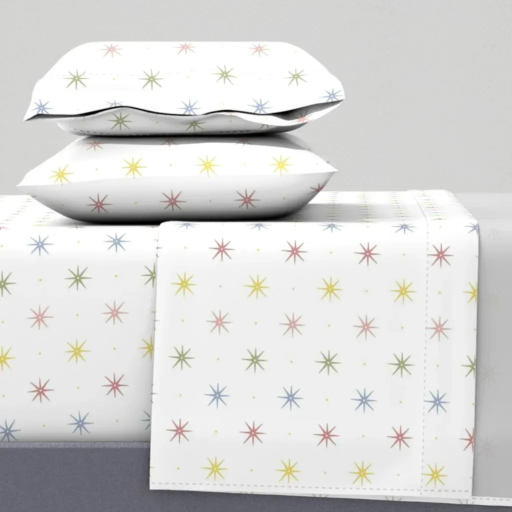Blaire Stars And Dots Twin Sheet Set - Light Blue product
