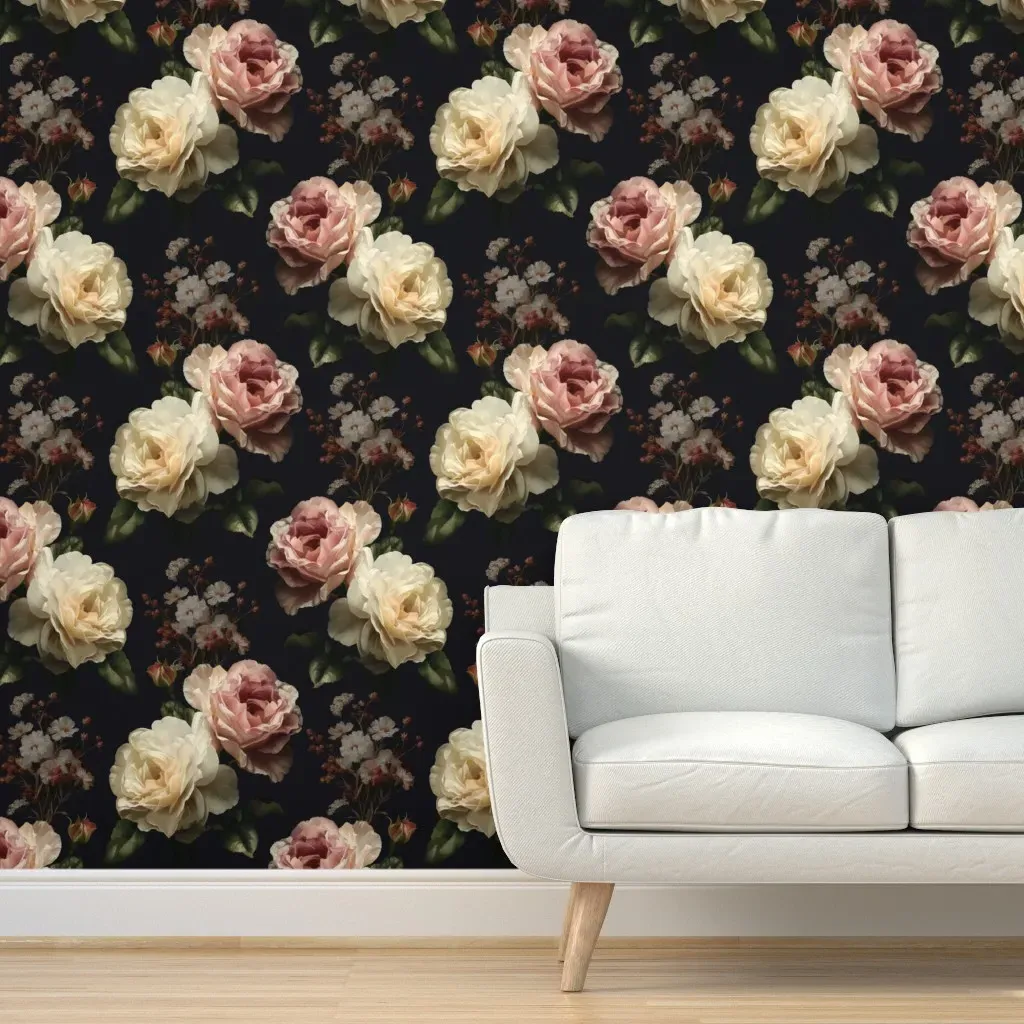 Blake Peel and Stick Wallpaper Floral - Light Pink product