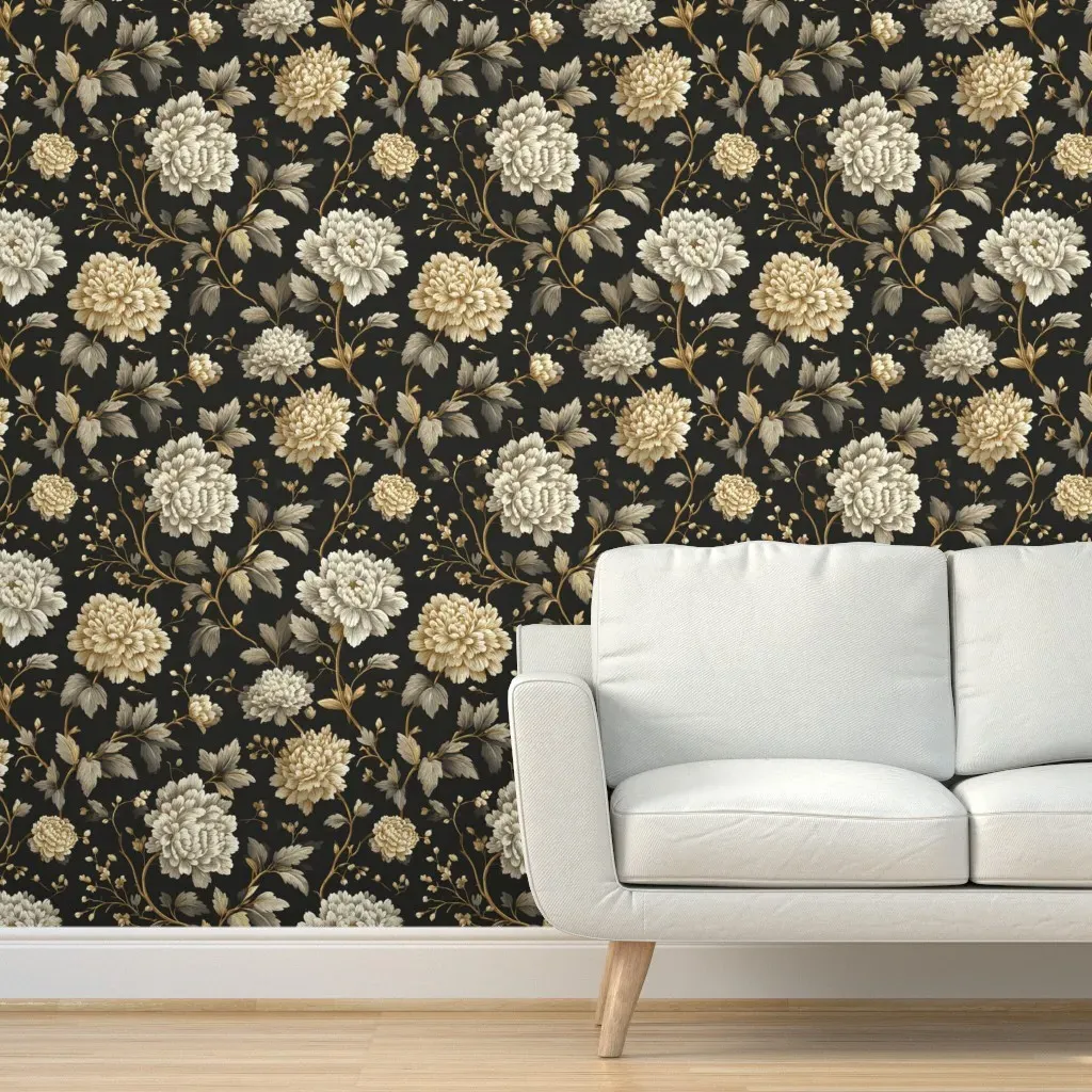 Bloom Floral Peel and Stick Wallpaper - Beige product