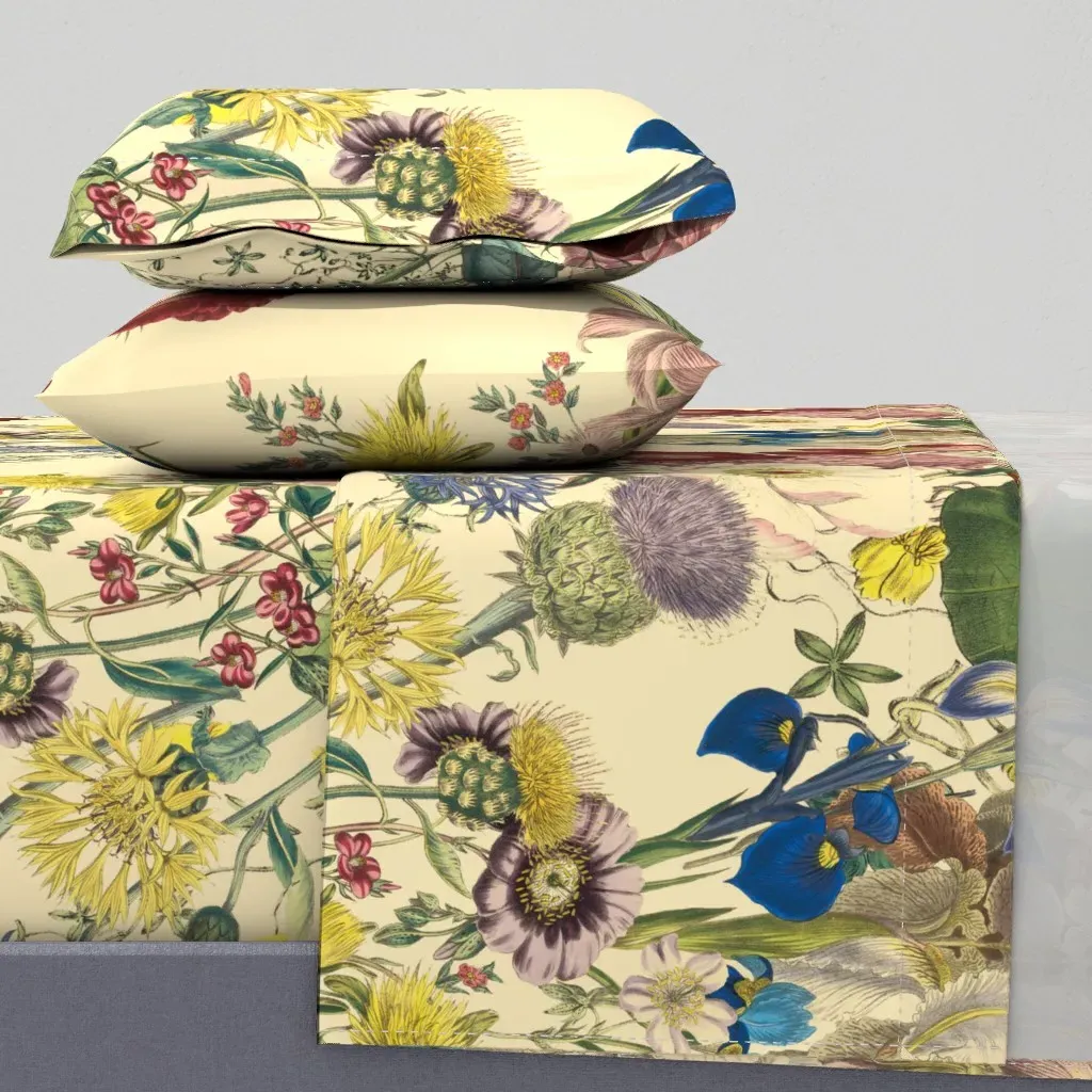 Bloomin' Lovely Trianon Twin Sheet Set - Red product