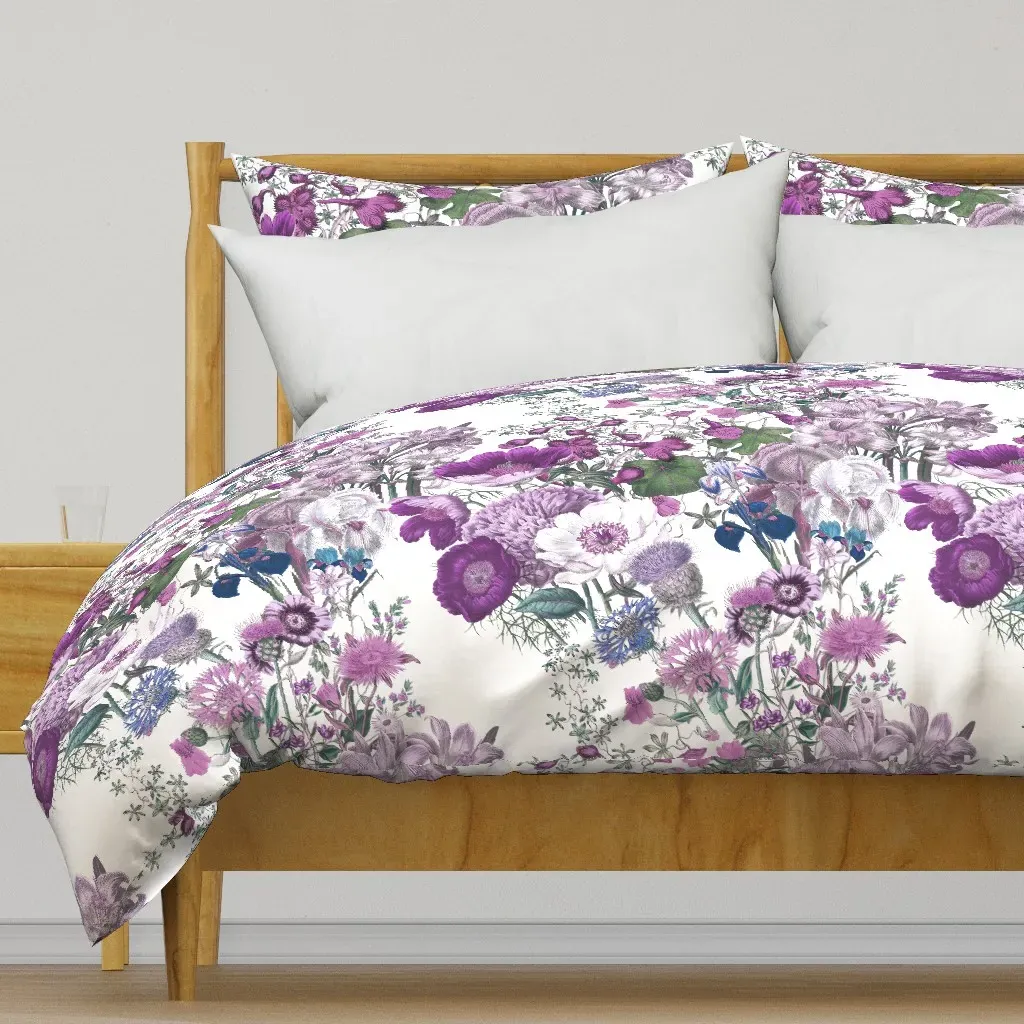 Bloomin' Lovely Twilight On Duvet Cover - Purple product