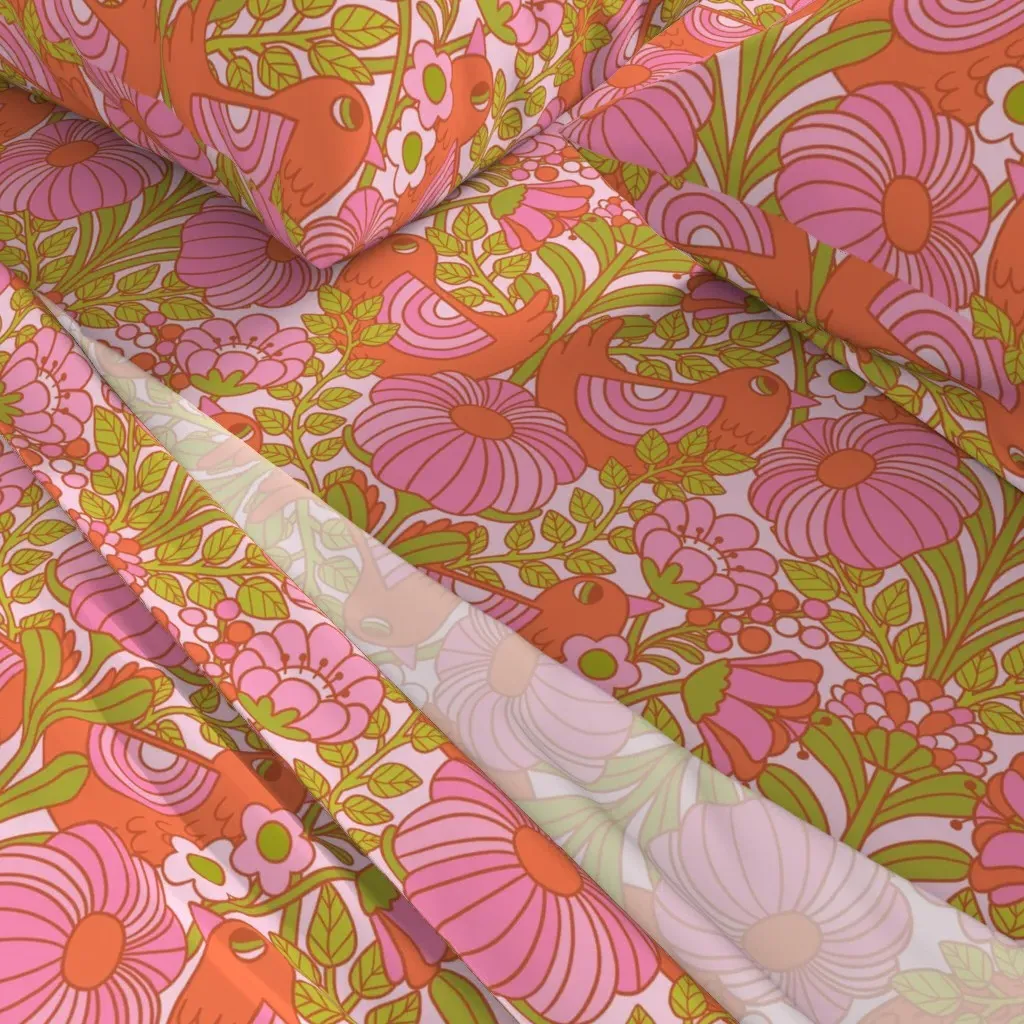 Bloomstock '69 Cal King Sheet Set - Pink alternate view