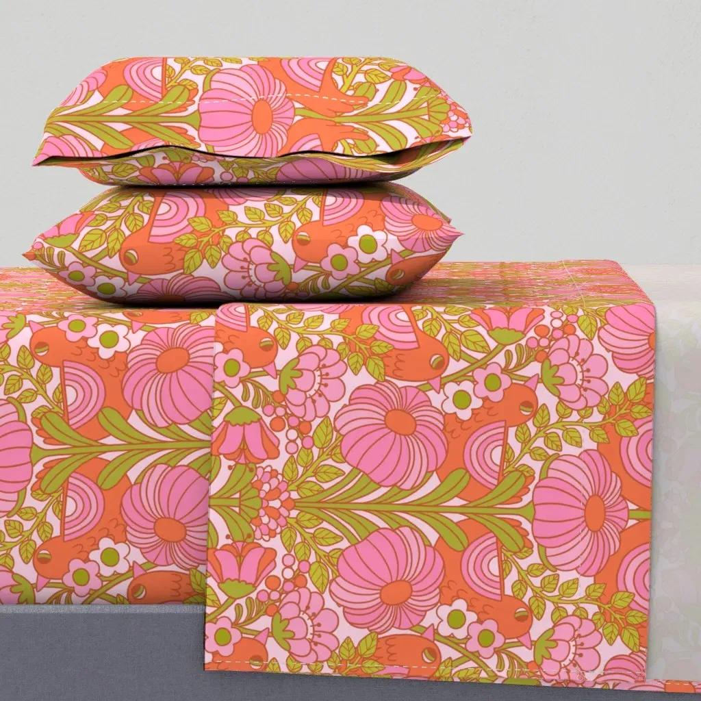 Bloomstock '69 Cal King Sheet Set - Pink product