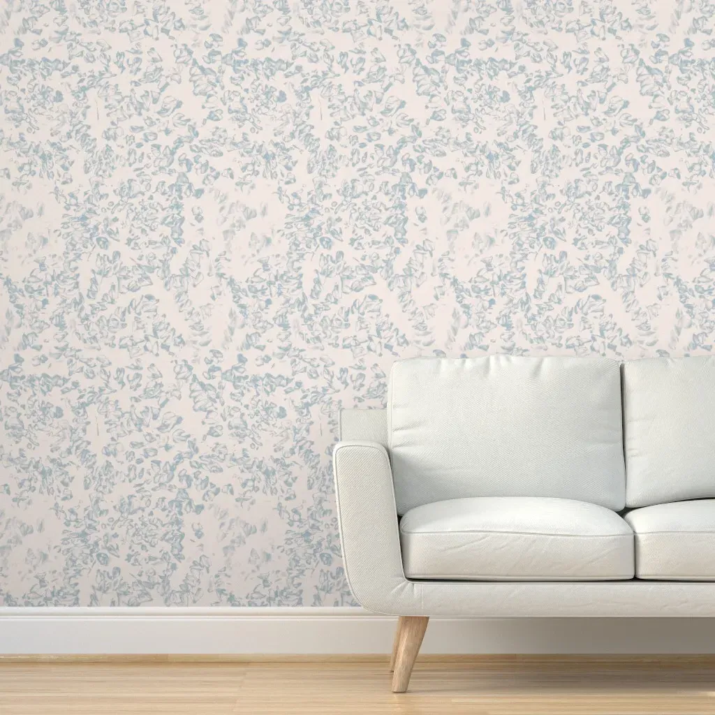 Blue Acacia Peel and Stick Wallpaper - Light Blue product