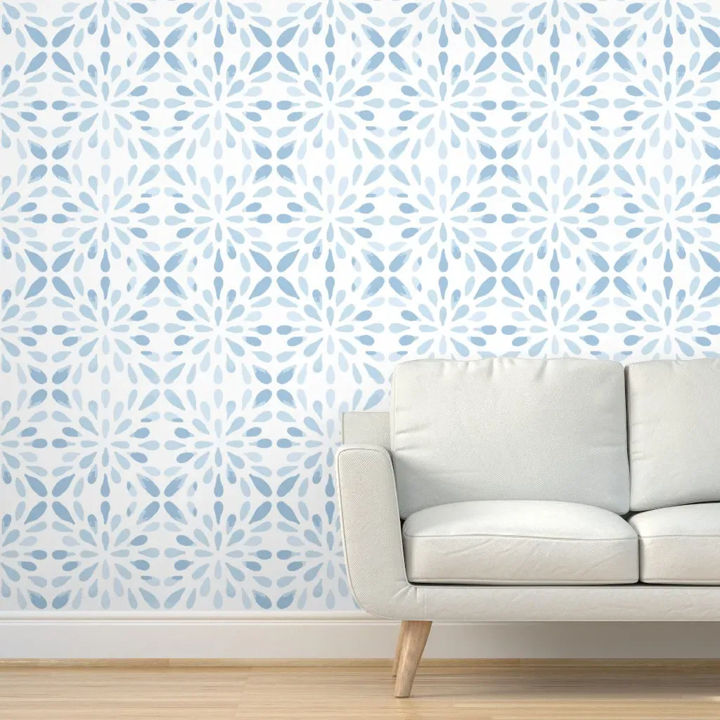 Blue Breeze Peel and Stick Wallpaper - Light Blue product