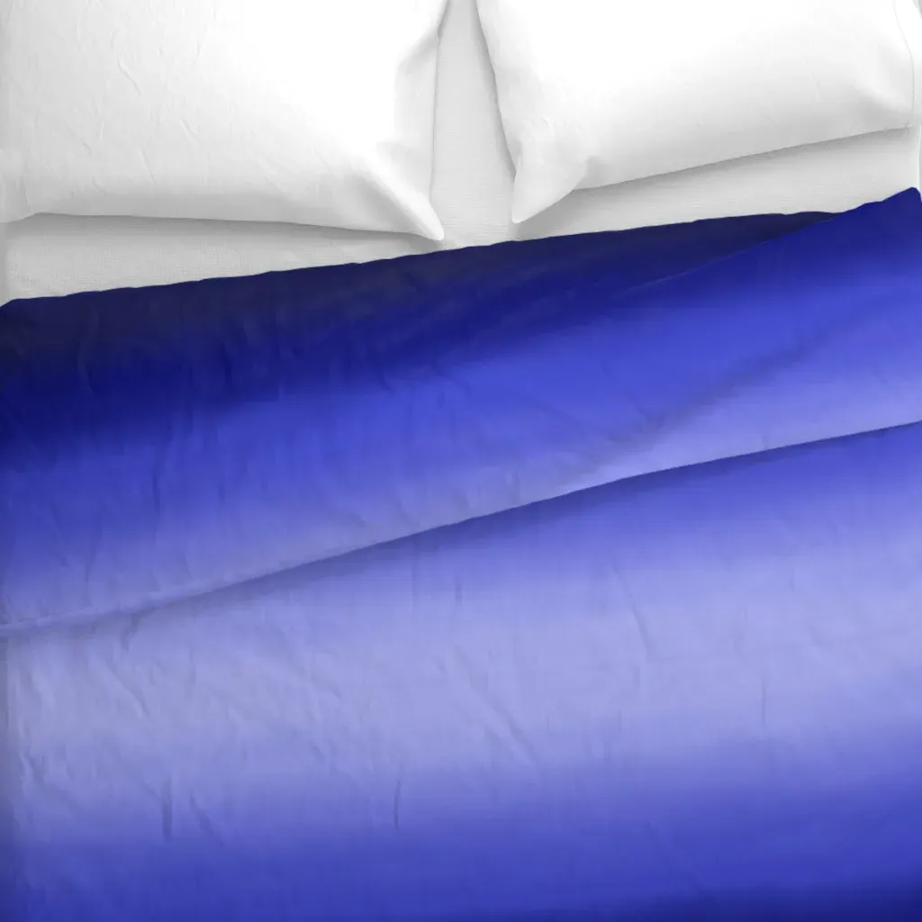 Blue Ombre Reflection Duvet Cover - Blue alternate view