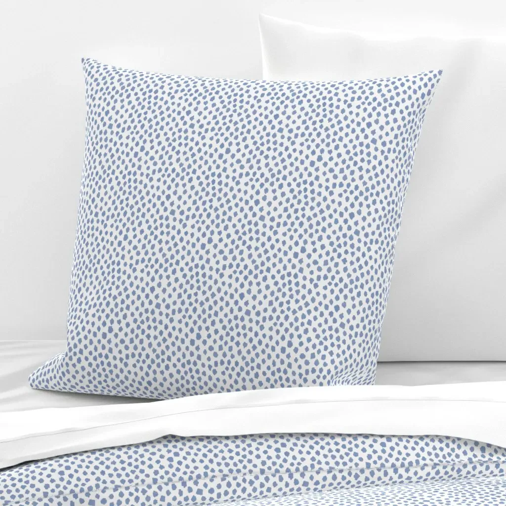 Blue Spots Amy Euro Pillow Sham - Periwinkle Blue product