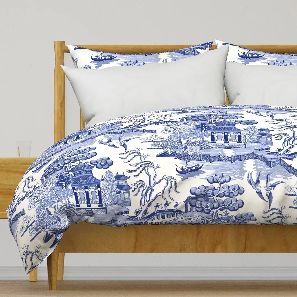 Blue Willow Large Duvet Cover - Blue product