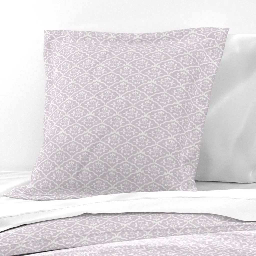Blue Willow Sea Lilac Euro Pillow Sham - Lavender product
