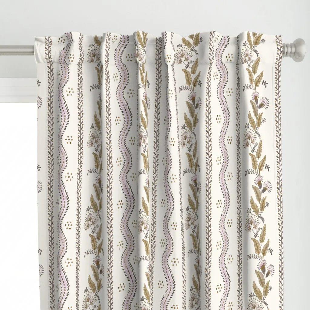 Blush And Toast Emma Curtain Panel - Light Pink alternate view