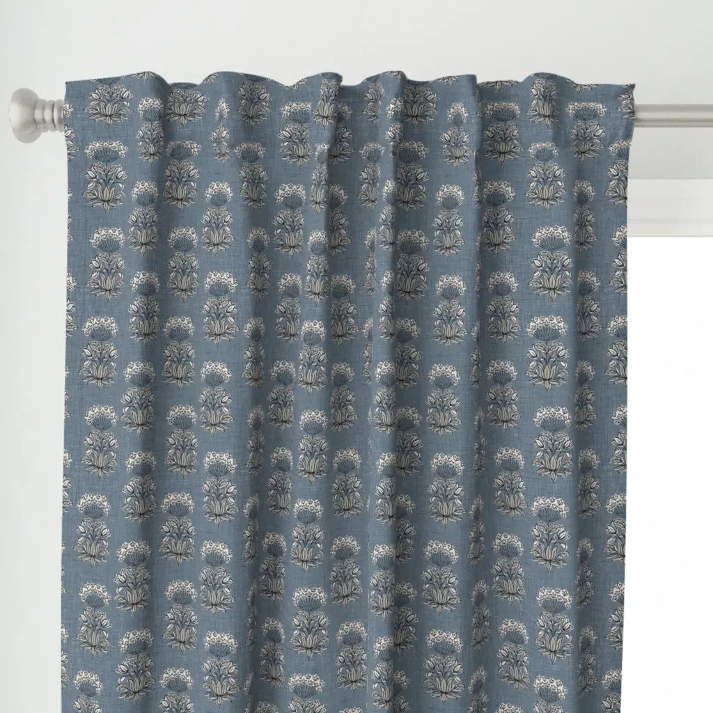 Blythe Provencal Block Curtain Panel alternate view