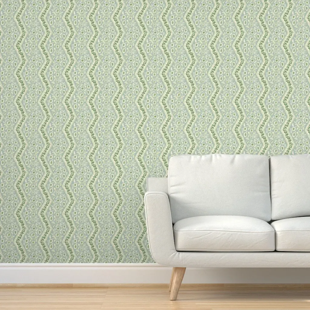 Boddicott Hopper Peel and Stick Wallpaper - Pale Green product
