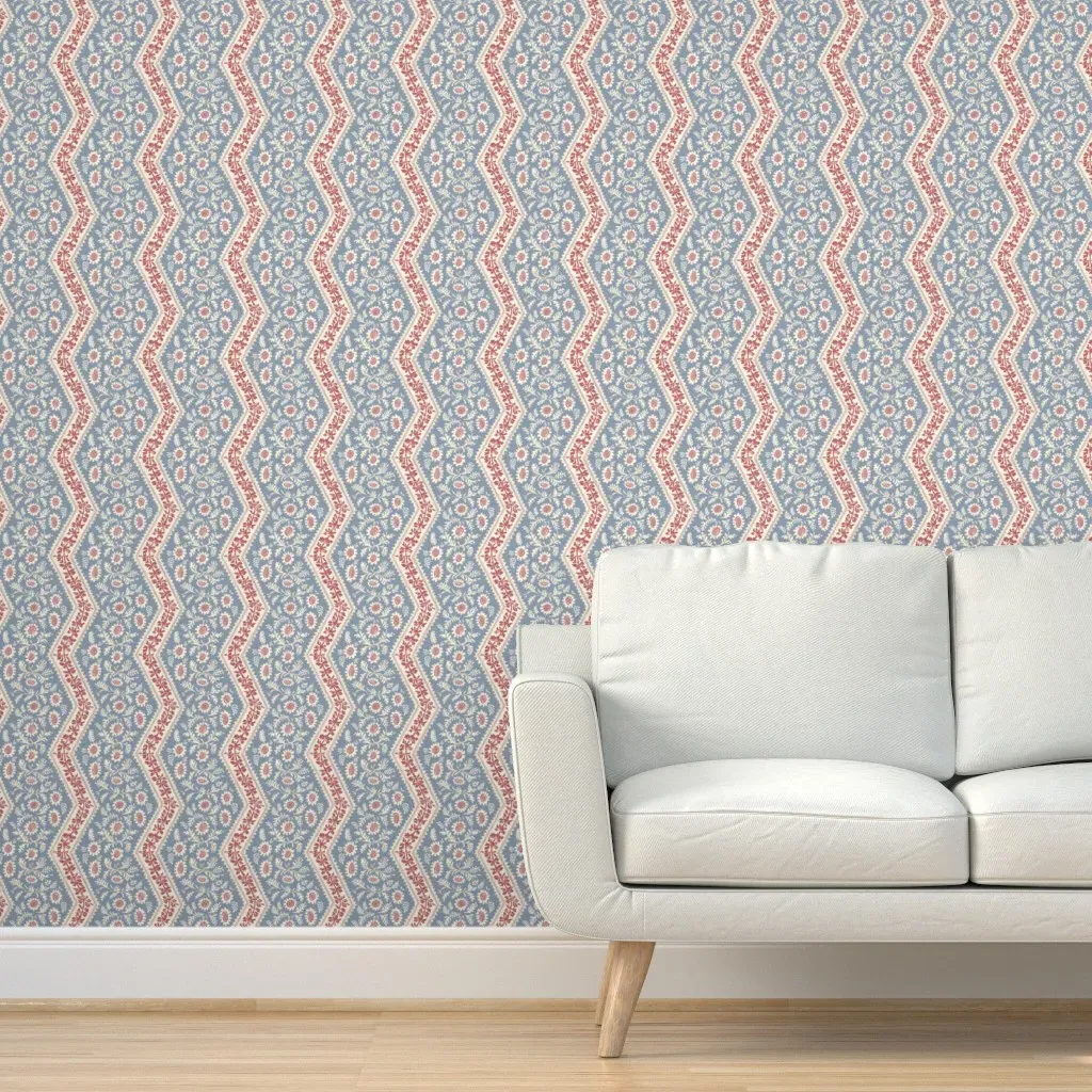 Boddicott Peel and Stick Wallpaper - Red, Blue product