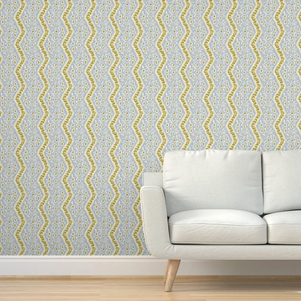 Boddicott Peridot Peel and Stick Wallpaper - Light Blue product