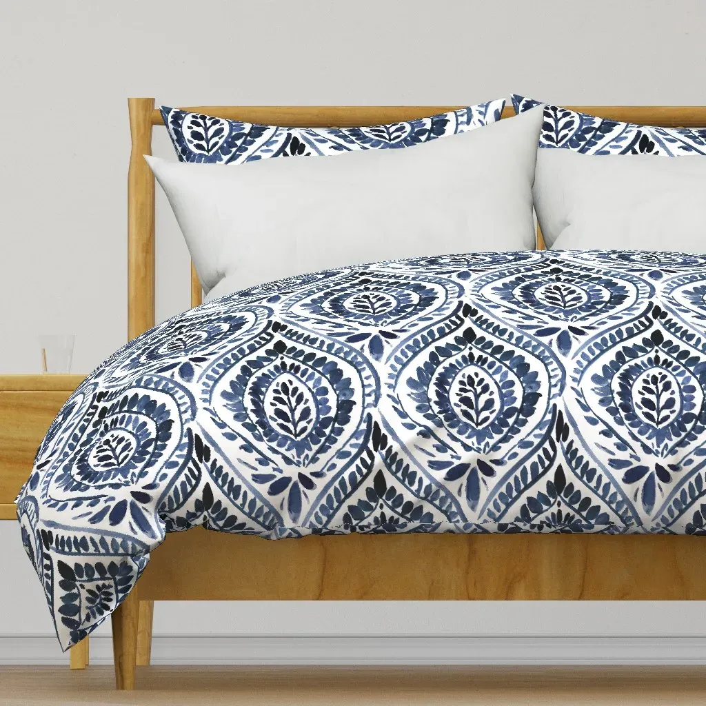 Bohemian Foli Duvet Cover - Indigo product