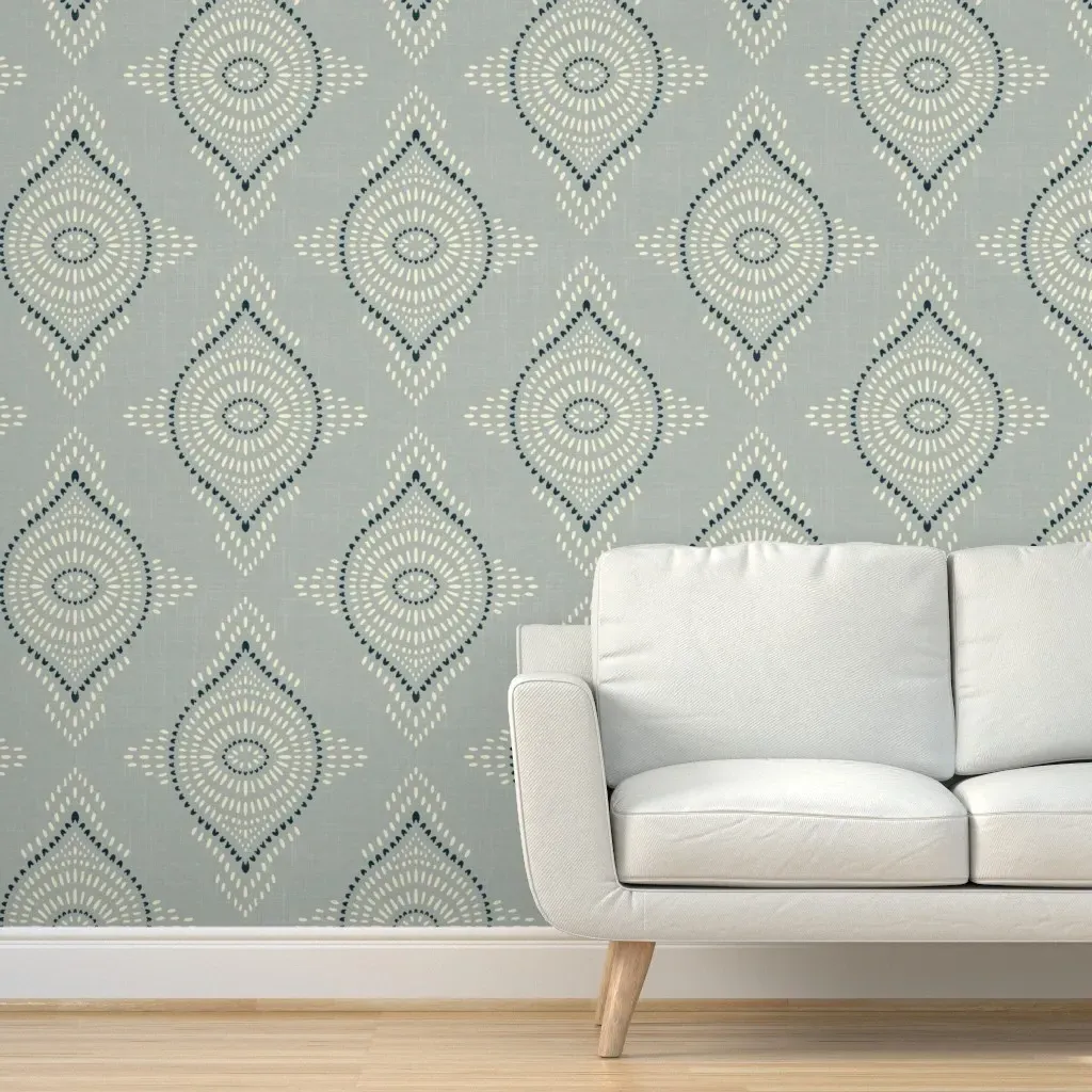 Bohemian Medallion Peel and Stick Wallpaper - Cream product
