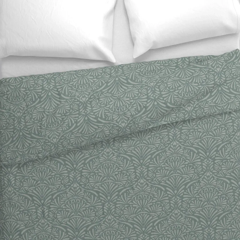Bohemian Motif Duvet Cover - Gray alternate view