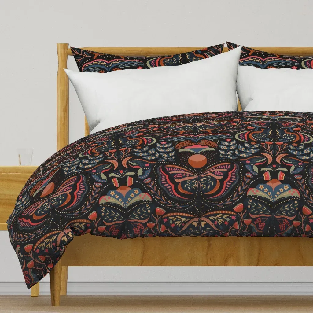 Bohemian Nature Duvet Cover - Dark Teal product