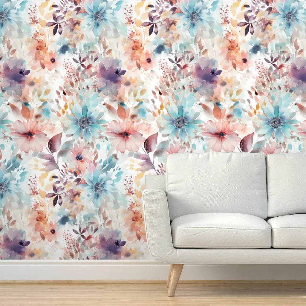 Boho Chic Peel and Stick Wallpaper - Pink, Purple product