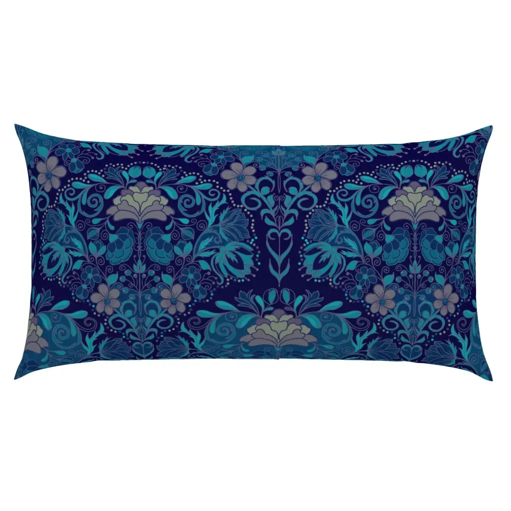 Boho Jewel Floral King Pillow Sham - Teal product