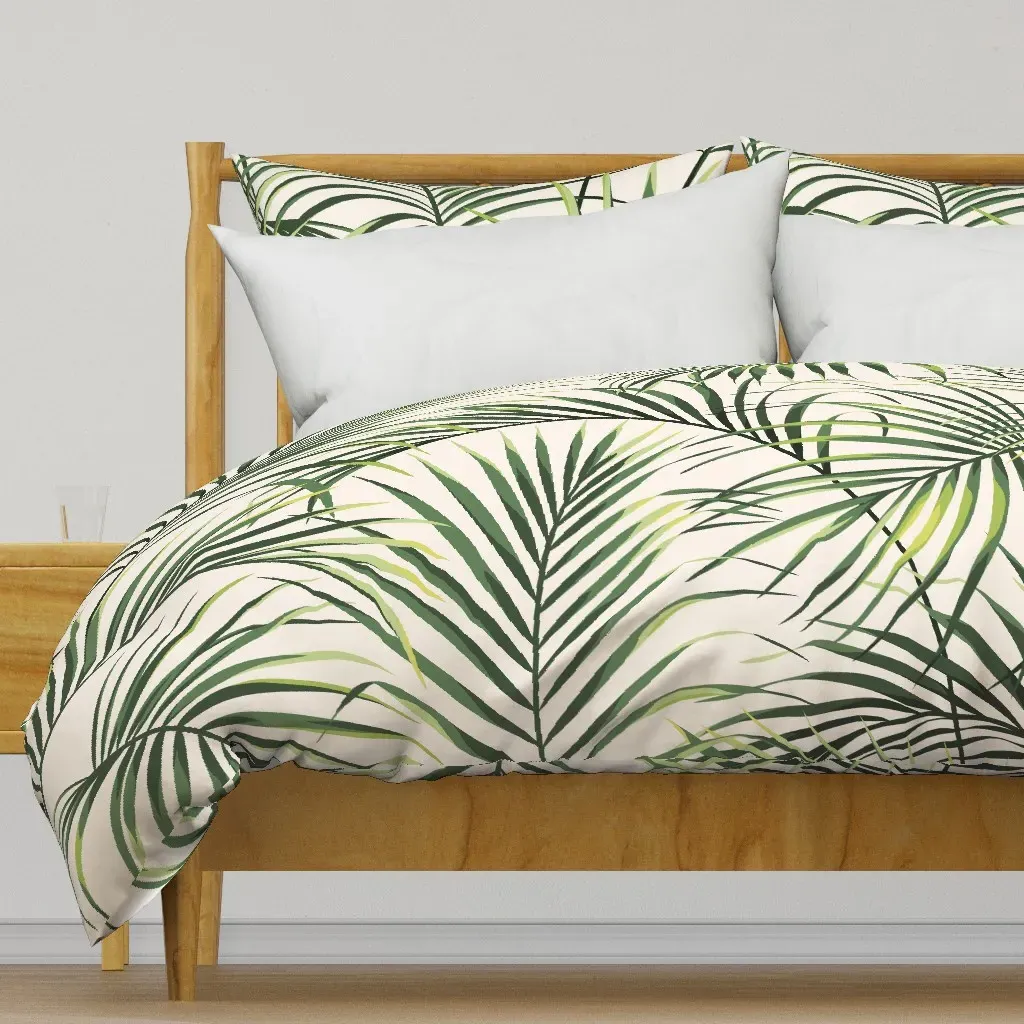 Boho Palms Duvet Cover - Green product