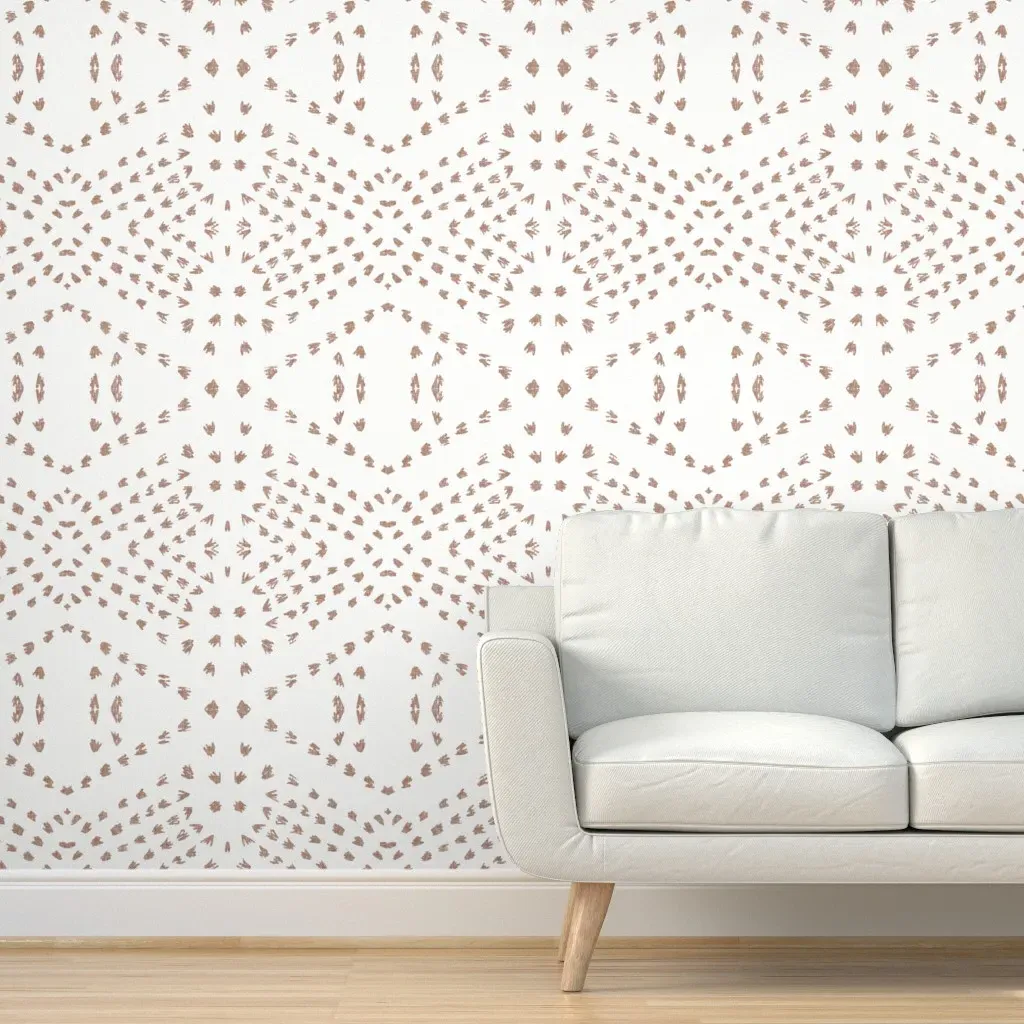 Boho Tile Peel and Stick Wallpaper - Rose Gold product