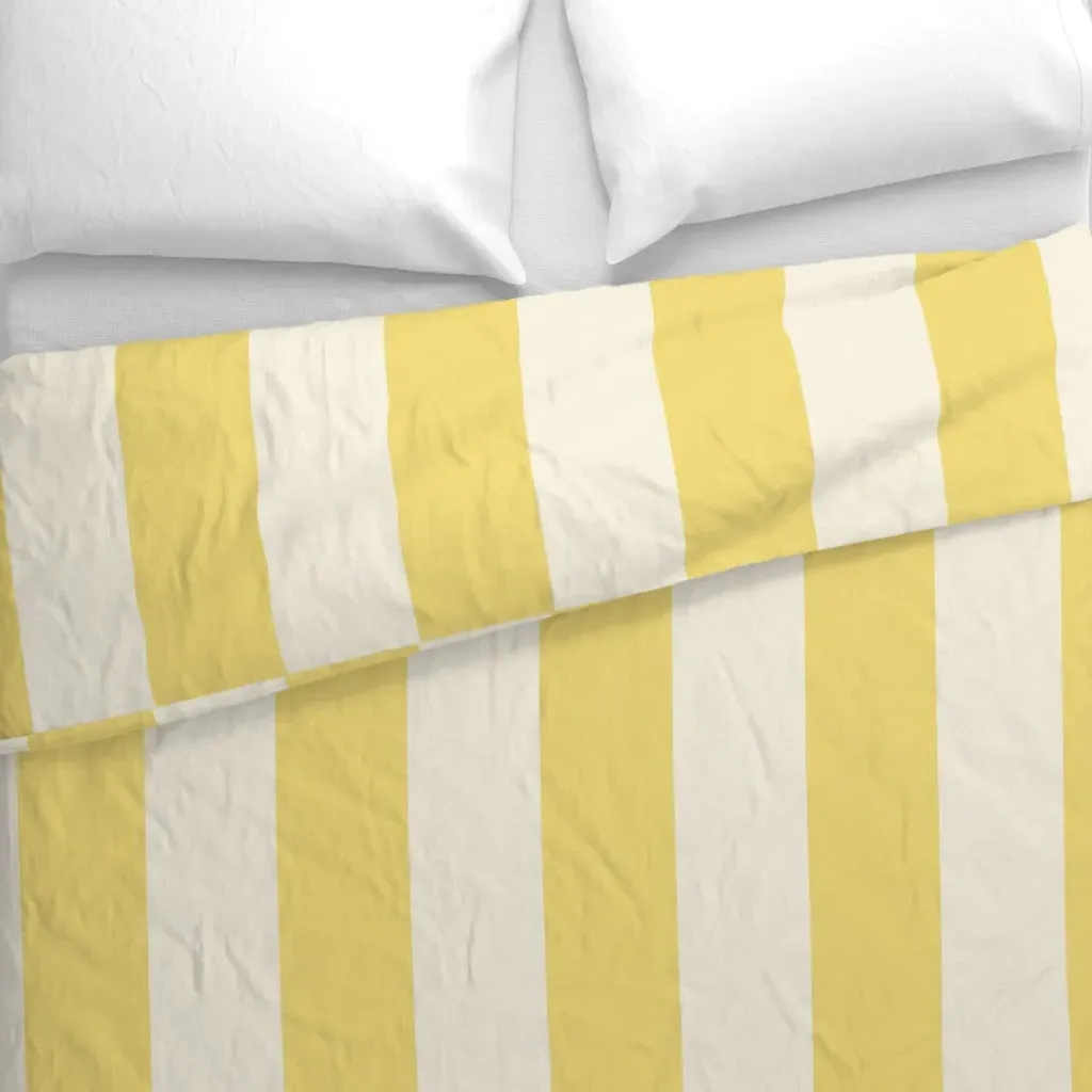 Bold Regular Duvet Cover - Lemon Yellow alternate view