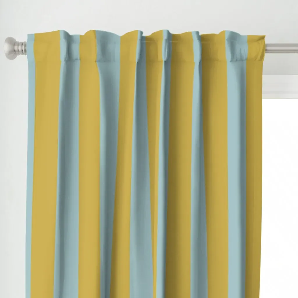 Bold Stripe Curtain Panel - Mustard Yellow alternate view